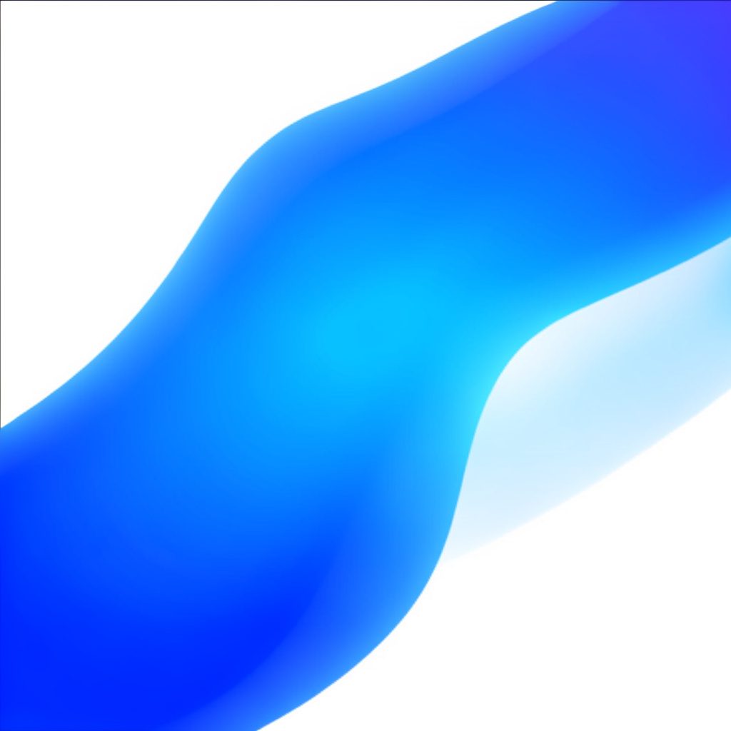 Abstract gradient composition in cool blue and soft gray tones suggesting a calm, organized tech workspace, with no objects or text
